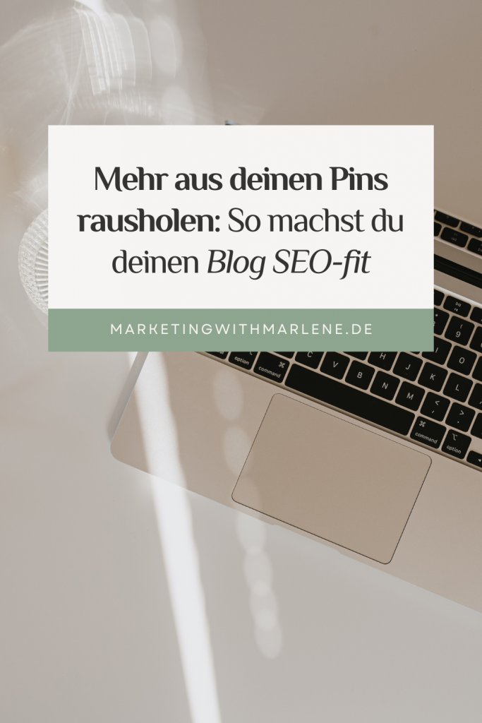 Pinterest Blog - So machst du deinen Blog SEO-fit