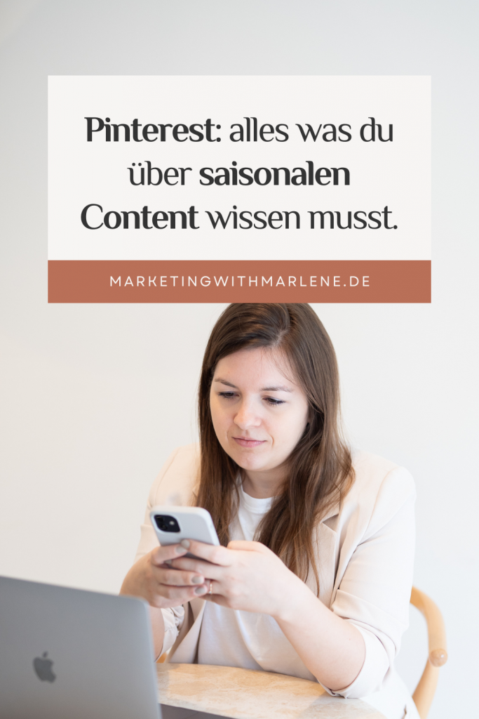 Pinterest saisonaler Content