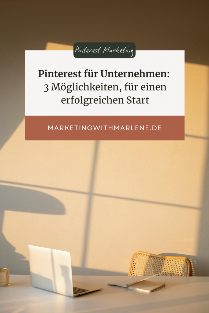 Pinterest Start für Unternehmen